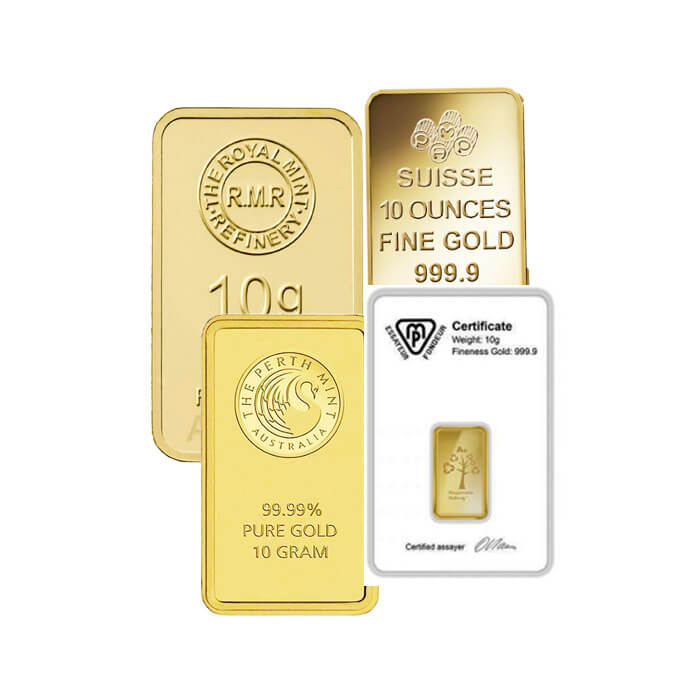 Sell 10 Gram Gold Bullion Bar Online Today