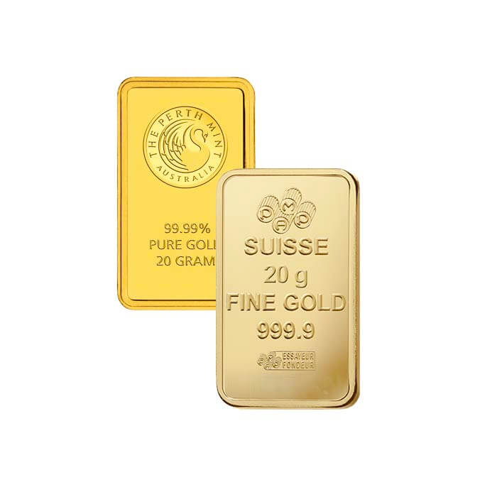 Sell 20 Gram Gold Bullion Bar Online Today