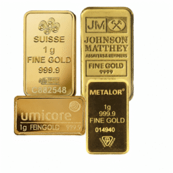 Buy 1 Gram Gold Bar Pre-Owned