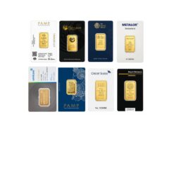 10 Gram Gold Bar Different Refiners Mints