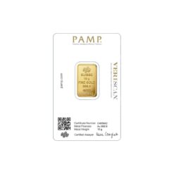 10 Gram PAMP Gold Bar Fortuna Veriscan 10g Reverse