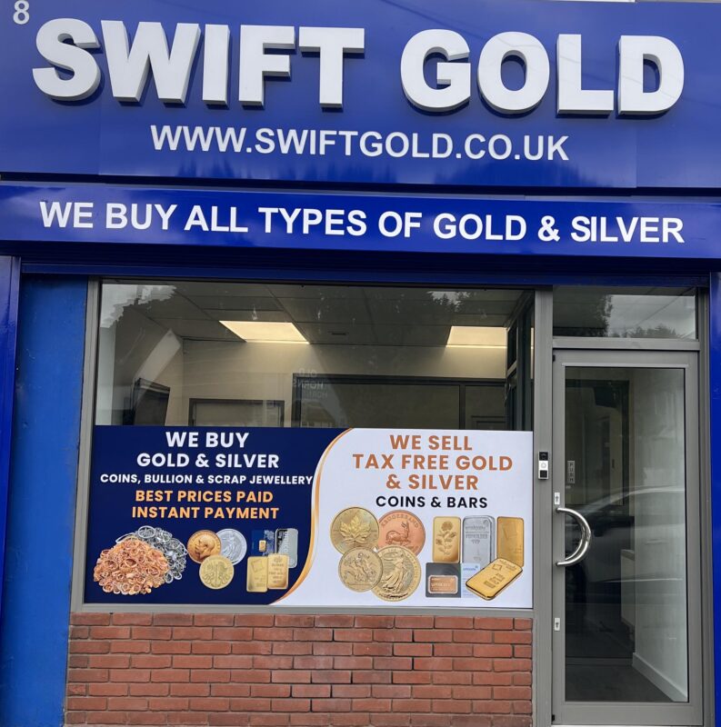 SWIFT GOLD GREAT BARR SUTTON COLDFIELD BULLION DEALER