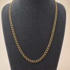 9ct Curb Chain 18 inch Mens Chain