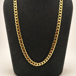 9ct Curb Chain 19 inch Mens Chain