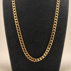9ct Curb Chain 19 inch Mens Chain