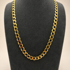 9ct Curb Chain 22 inch Mens Chain