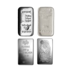 Buy 250 Gram Silver Bar Pre-Owned Vat Margin Scheme Free