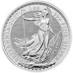 2027 UK Britannia 1oz Silver Coin Full Tube